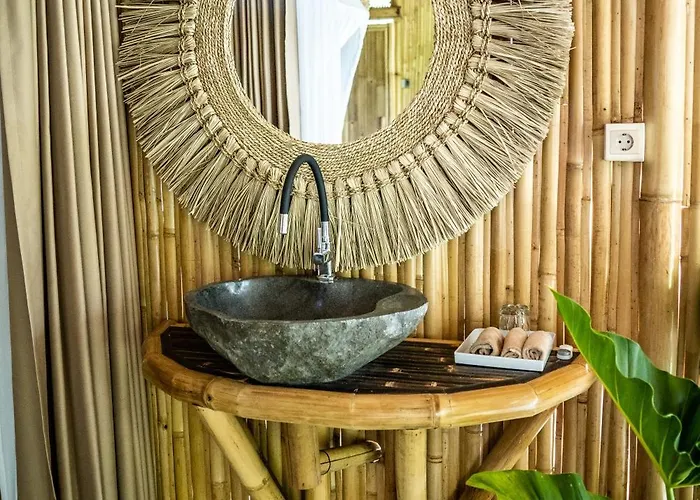 Villa Eco Bamboo Island Bali - Bamboo House #3 Selat