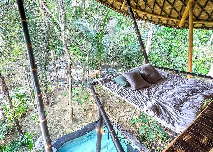 Villa Eco Bamboo Island Bali - Bamboo House #3 Selat